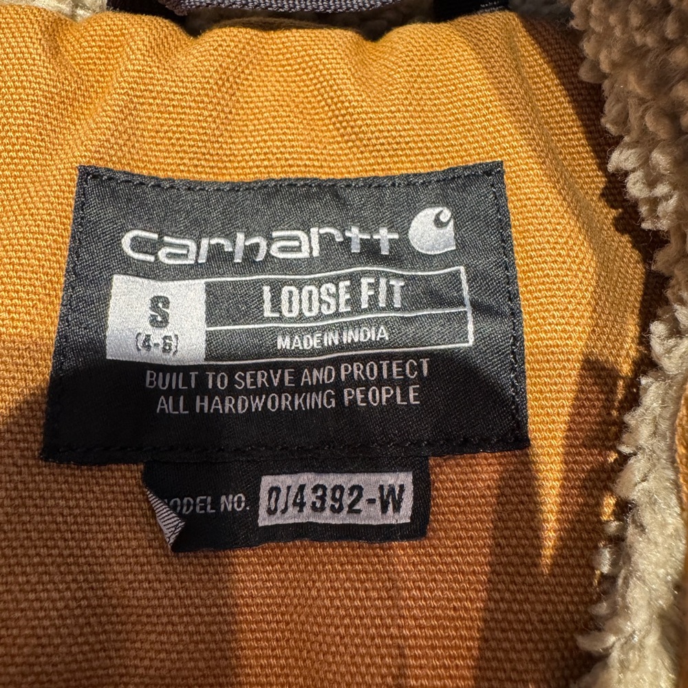 Carhartt Women's Brown Hooded Work Jacket - Picture 3 of 10